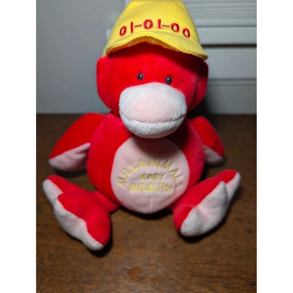 Commonwealth Millanimals Baby Milburn Plush Red 9